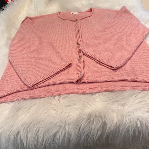 Böhme 100% Pink Cotton Sweater - Picture 1 of 2